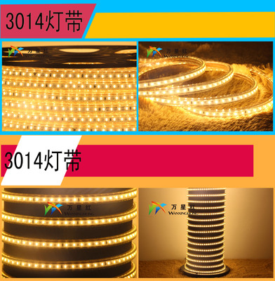 萬星紅LED燈帶廠家【熱銷產(chǎn)品:3014燈帶防水220V 高亮貼片燈條】供應(yīng)商:深圳市寶安區(qū)達(dá)曼爾照明燈飾廠